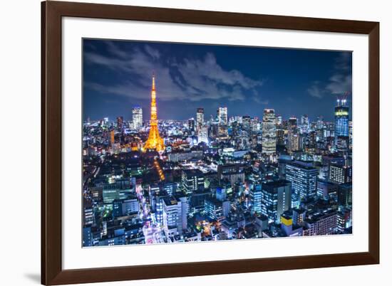 Tokyo Tower in Tokyo, Japan-SeanPavonePhoto-Framed Photographic Print