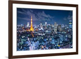 Tokyo Tower in Tokyo, Japan-SeanPavonePhoto-Framed Photographic Print