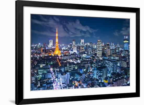 Tokyo Tower in Tokyo, Japan-SeanPavonePhoto-Framed Photographic Print