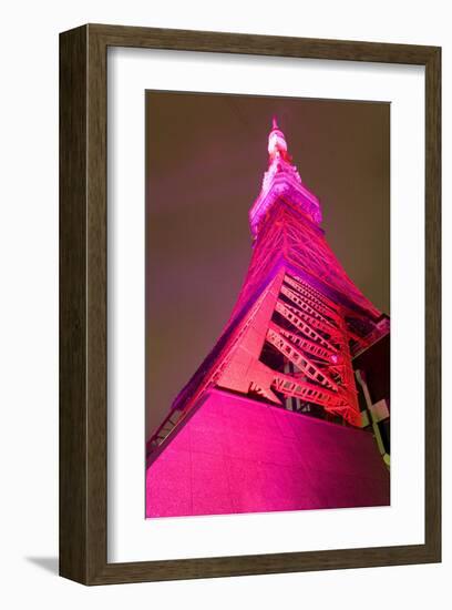 Tokyo Tower: Pink Ribbon Day I-Takashi Kirita-Framed Art Print