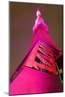 Tokyo Tower: Pink Ribbon Day I-Takashi Kirita-Mounted Art Print