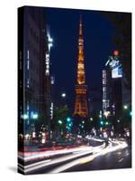 Tokyo Tower, Roppong, Tokyo, Japan-Rob Tilley-Stretched Canvas