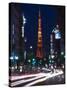 Tokyo Tower, Roppong, Tokyo, Japan-Rob Tilley-Stretched Canvas