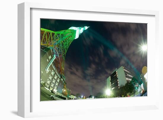 Tokyo Tower: St. Patrick's Day II-Takashi Kirita-Framed Art Print