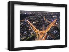Tokyo Traffic-null-Framed Art Print