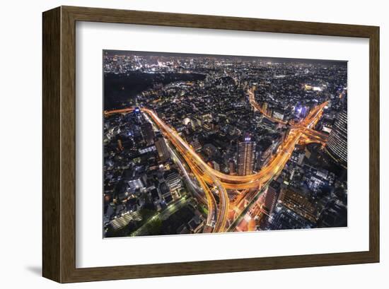 Tokyo Traffic-null-Framed Art Print