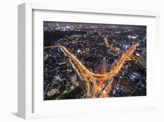 Tokyo Traffic-null-Framed Art Print