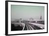 Tokyo Train Ride 2-NaxArt-Framed Art Print