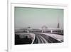 Tokyo Train Ride 2-NaxArt-Framed Premium Giclee Print