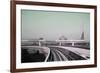 Tokyo Train Ride 2-NaxArt-Framed Premium Giclee Print