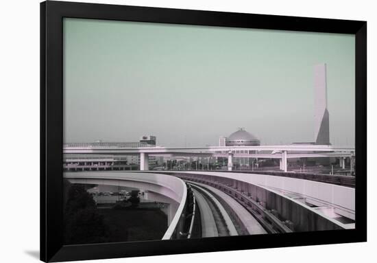 Tokyo Train Ride 2-NaxArt-Framed Art Print