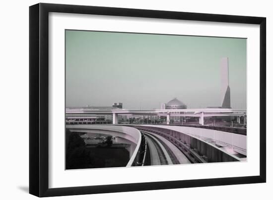 Tokyo Train Ride 2-NaxArt-Framed Art Print