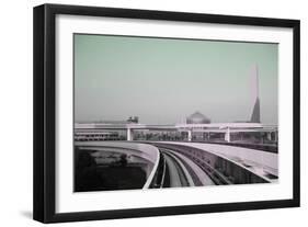 Tokyo Train Ride 2-NaxArt-Framed Art Print