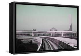 Tokyo Train Ride 2-NaxArt-Framed Stretched Canvas