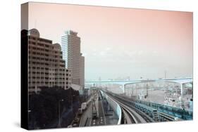 Tokyo Train Ride 3-NaxArt-Stretched Canvas