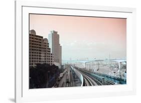 Tokyo Train Ride 3-NaxArt-Framed Art Print