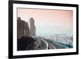 Tokyo Train Ride 3-NaxArt-Framed Art Print