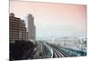 Tokyo Train Ride 3-NaxArt-Mounted Art Print