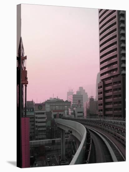 Tokyo Train Ride 6-NaxArt-Stretched Canvas