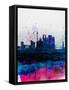 Tokyo Watercolor Skyline-NaxArt-Framed Stretched Canvas