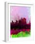 Tokyo Watercolor Skyline-NaxArt-Framed Art Print