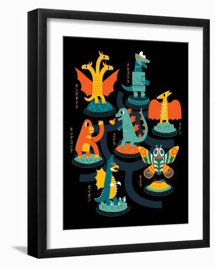 Tokyo Zoo-Michael Buxton-Framed Art Print