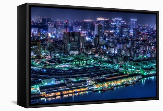 Tokyo-Tomoshi Hara-Framed Stretched Canvas