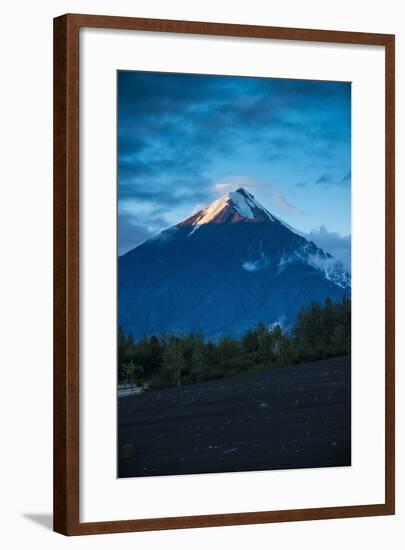 Tolbachik Volcano at Sunset, Kamchatka, Russia, Eurasia-Michael Runkel-Framed Photographic Print