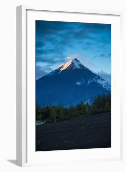 Tolbachik Volcano at Sunset, Kamchatka, Russia, Eurasia-Michael Runkel-Framed Photographic Print