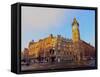 Tolbooth Steeple at Glasgow Cross, Glasgow, Scotland, United Kingdom, Europe-Karol Kozlowski-Framed Stretched Canvas