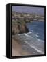 Tolcarne Beach, Early Afternoon, July-Tom Hughes-Framed Stretched Canvas