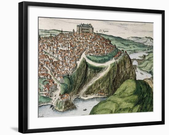 Toledo, 16th Century-Franz Hogenberg-Framed Giclee Print