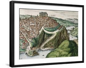 Toledo, 16th Century-Franz Hogenberg-Framed Giclee Print