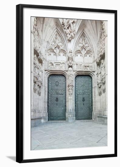 Toledo Cathedral Door, Toledo, Spain-Rob Tilley-Framed Photographic Print