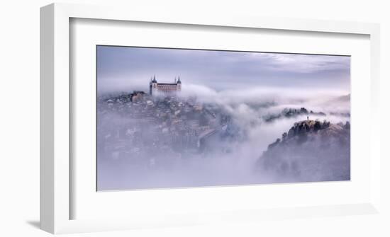 Toledo City Foggy Morning-Jesus M^ Garcia-Framed Giclee Print