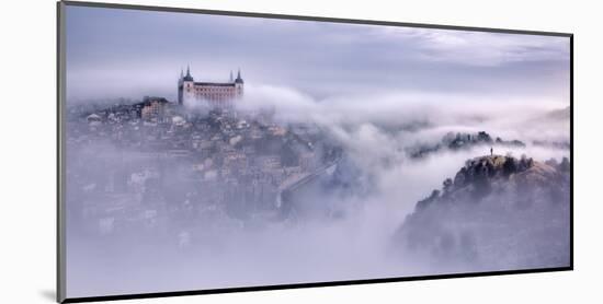 Toledo City Foggy Morning-Jesus M^ Garcia-Mounted Giclee Print