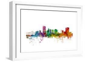 Toledo Ohio Skyline-Michael Tompsett-Framed Art Print