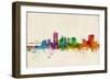 Toledo Ohio Skyline-Michael Tompsett-Framed Art Print