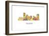 Toledo Skyline-Marlene Watson-Framed Giclee Print