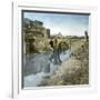 Toledo (Spain), Alcantara Bridge-Leon, Levy et Fils-Framed Photographic Print