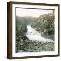 Toledo (Spain), Arabic Mills on the Banks of the Tagus-Leon, Levy et Fils-Framed Photographic Print