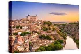 Toledo, Spain Old City over the Tagus River-Sean Pavone-Stretched Canvas