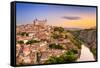 Toledo, Spain Old City over the Tagus River-Sean Pavone-Framed Stretched Canvas