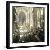 Toledo (Spain), Saint John of the Kings, the Cloister's Arcade-Leon, Levy et Fils-Framed Photographic Print