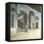 Toledo (Spain), Staircase of the Santa Cruz School-Leon, Levy et Fils-Framed Stretched Canvas