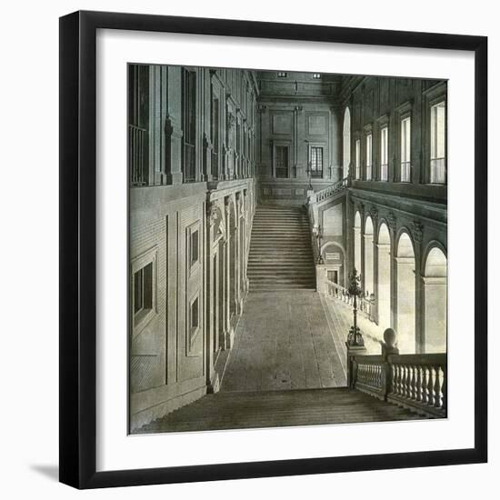 Toledo (Spain), the Staircase of Charles the Fifth-Leon, Levy et Fils-Framed Photographic Print