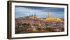 Toledo, Spain Town Skyline at Dusk at the Cathedral-Sean Pavone-Framed Photographic Print