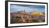 Toledo, Spain Town Skyline at Dusk at the Cathedral-Sean Pavone-Framed Photographic Print