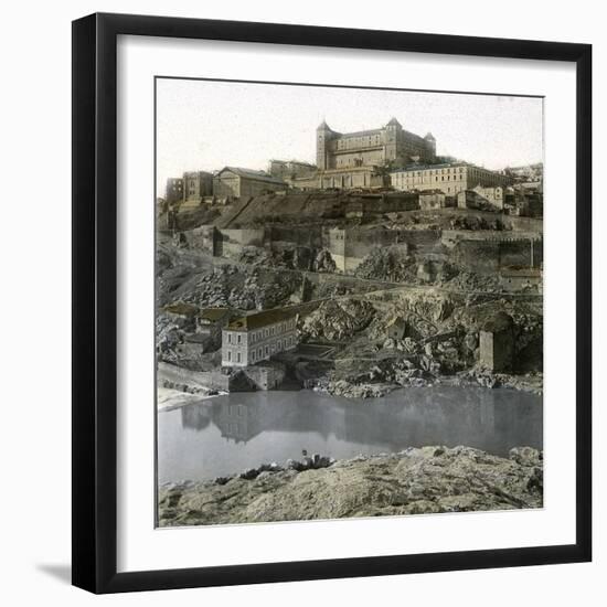 Toledo (Spain), View of the Convent of Santa Fe-Leon, Levy et Fils-Framed Photographic Print