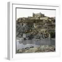 Toledo (Spain), View of the Convent of Santa Fe-Leon, Levy et Fils-Framed Photographic Print